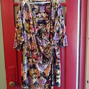 X-Two stretchy print wrap 3x